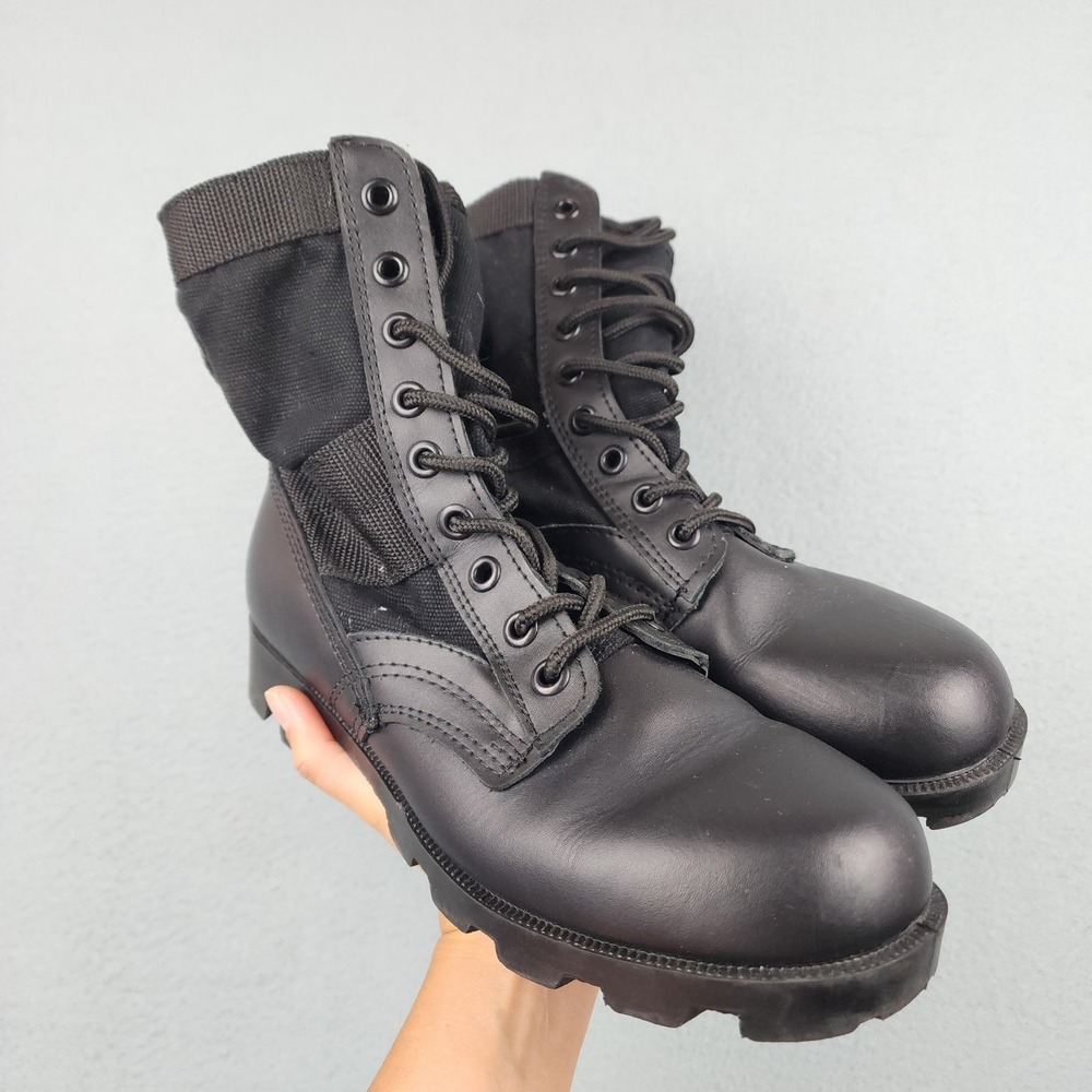 Rothco Boots Mens Size 6R Black Leather Combat Tactical Military Work Lace Up